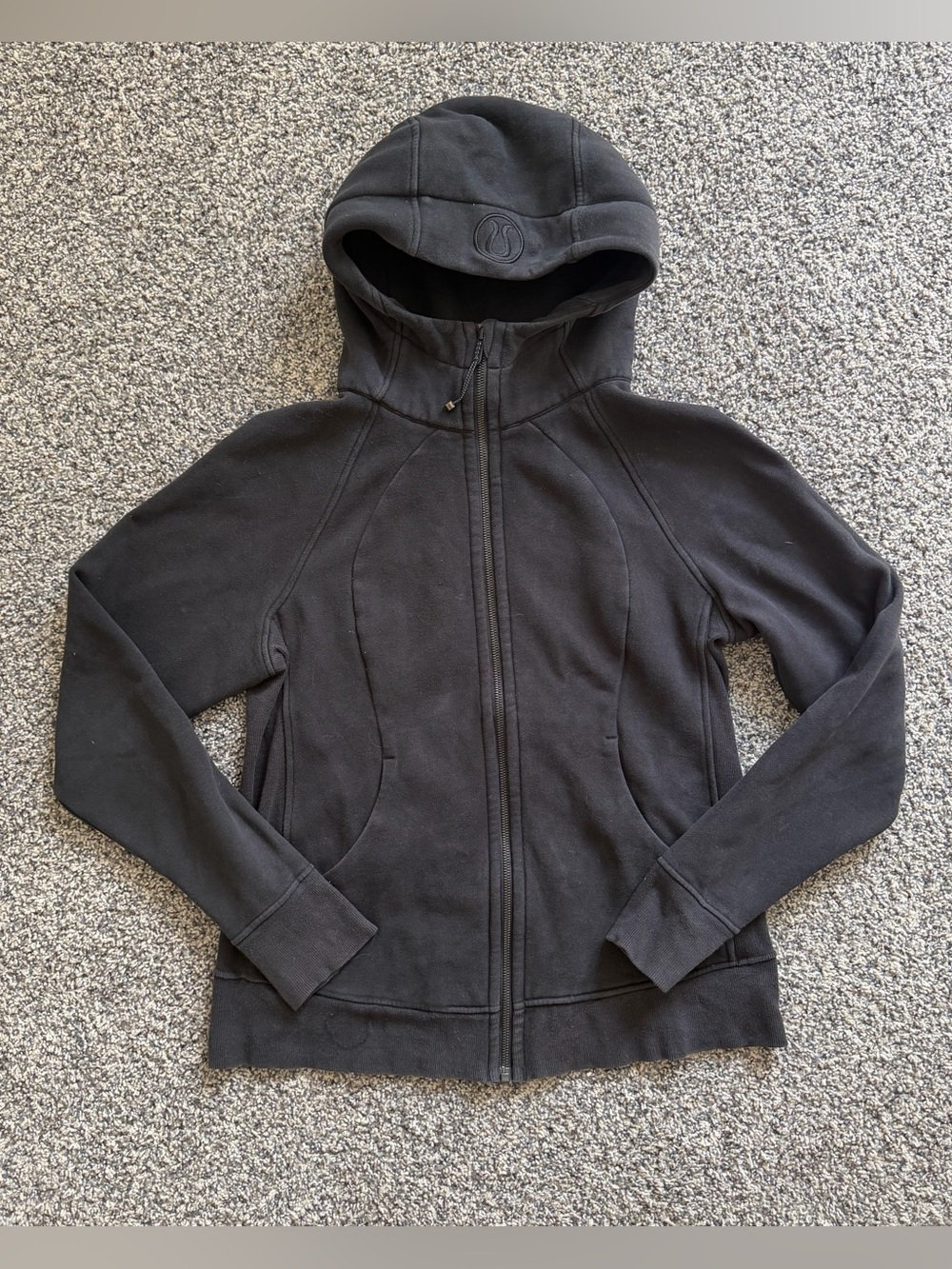 Lululemon Black Scuba Hooodie - Full Zip Jacket - Women’s Size 12